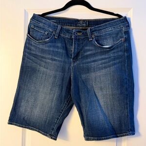 Lucky Brand The Bermuda Women Denim Shorts Blue Size 14/32